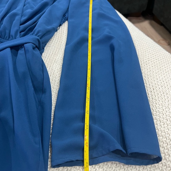 Double Zero Blue Bell Sleeve Romper - Picture 10 of 10